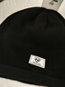 諾詩(shī)蘭套頭帽親膚柔軟羊毛帽簡(jiǎn)約百搭休閑帽NCAET0501S 黑色 M 曬單實(shí)拍圖