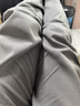 貓人休閑褲男士【棉麻】薄款直筒青年夏季闊腿垂墜高端長褲子男小西褲 曬單實拍圖