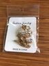 念芙 中國風時尚男士西服胸針鑲鉆中國龍鏈條流蘇領針禮服配飾送老婆 金色 曬單實拍圖