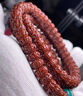 珍田包漿玉化機刷成品小金剛菩提108顆五瓣矮樁爆肉手串佛珠男女項鏈 機刷包漿素珠款 11mm 曬單實(shí)拍圖