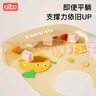 albo寶寶圍兜嬰兒飯兜兒童硅膠圍嘴防水立體吃飯兜口水兜巾 CJ358 曬單實拍圖