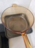 康寧（VISIONS）2.5L單柄奶鍋湯鍋玻璃鍋燉鍋煮鍋 耐熱玻璃鍋身 VSP25玻璃鍋 20.5cm 曬單實(shí)拍圖