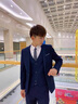 晨芙商務(wù)職業(yè)裝西裝套裝男女白領(lǐng)西服正裝4S店銷(xiāo)售公司教師工裝工作服 男款西裝單件(備注顏色) M 曬單實(shí)拍圖