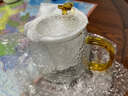 錘紋玻璃茶具套裝耐高溫泡茶壺煮茶器茶杯茶水分離過(guò)濾器出水流暢 小葉子泡茶壺350ML 曬單實(shí)拍圖