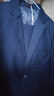 羅蒙（ROMON）西服套裝男休閑商務(wù)職業(yè)正裝結(jié)婚伴郎新郎西裝外套E306 黑色 XL  曬單實(shí)拍圖