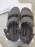 百麗魔術(shù)貼外穿涼拖男夏新商場(chǎng)同款牛皮沙灘涼鞋8GG02BL5 灰色-1代升級版 42 (260mm) 曬單實(shí)拍圖