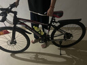 WELLCLS 山地車自行車成人男變速越野單車雙減震賽車學(xué)生青少年女 頂配版-黑紅色【輻條輪】 26寸21速【身高：160-180cm】 曬單實(shí)拍圖