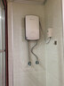 志高（CHIGO）即熱式電熱水器6500W電熱水器小廚寶家用集成洗澡免儲(chǔ)水多功率可調(diào)防漏電 銀色 KBR-B65 曬單實(shí)拍圖