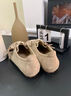 卓詩(shī)尼勃肯鞋女2025新款秋季系帶復古英倫風(fēng)小皮鞋全包袋鼠鞋軟底單鞋女 杏色 37 曬單實(shí)拍圖