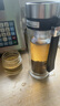 京東京造茶水分離杯 雙層透明泡茶玻璃杯玻璃水杯  商務辦公泡茶杯子280ml 曬單實拍圖