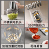九陽（Joyoung）2.5L大容量家用多功能電動高速絞餡絞肉機磁吸安裝無孔不塞肉不貼底貼壁雙檔粗細可調(diào)專利立體刀片 無孔刀軸 2.5L 【磁吸安裝】 曬單實拍圖