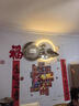 時(shí)鐘畫(huà)新中式鐘表掛鐘客廳裝飾畫(huà)新款LED燈流水生財壁畫(huà)表掛墻時(shí)鐘掛畫(huà) ZP3812+3813 【普通時(shí)鐘掛畫(huà)】 35英寸 90*45【力力45*45】 曬單實(shí)拍圖