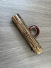 樂喵（LEMIAO）金絲龍血竹實(shí)心竹手把件竹子手把件竹節(jié)男士把玩包漿文玩玉竹把件 紫檀一心一意款  A21-107 曬單實(shí)拍圖