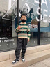 G.DUCKKIDS男童加絨褲子秋冬兒童牛仔褲加厚保暖中大童運動褲百搭男孩長褲春 黑色-春秋款 140碼 建議身高125-135cm左右 曬單實拍圖