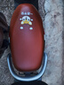 萬(wàn)仕龍電動(dòng)車(chē)坐墊套防水防曬加厚愛(ài)瑪雅迪臺鈴綠源摩托車(chē)電瓶自行車(chē)座套 M碼-【魅力棕-一鹿平安】 無(wú)規格 曬單實(shí)拍圖