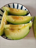 京鮮生蜜蜂授粉牛三蜜瓜網(wǎng)紋瓜 單果2斤起 凈重8-9斤 2-4粒裝源頭直發(fā) 曬單實拍圖