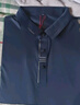 羅蒙（ROMON）大碼Polo衫男商務(wù)翻領(lǐng)短袖男胖子寬松夏季冰絲速干休閑爸爸上衣男 5628-墨綠色 2XL 【140-160斤】 曬單實(shí)拍圖