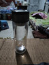 【?京東物流配送】高硼硅雙層玻璃杯大容量泡茶杯水杯子茶水分離 【雙層加厚】茶杯 350ml 1只 曬單實(shí)拍圖