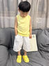 樸西2025洞洞鞋兒童男女夏季厚底增高踩屎感防滑拖鞋戶外穿沙灘鞋 檸檬黃+敖丙鞋花 28 【190mm】 曬單實(shí)拍圖
