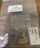 金小貅黃金方糖轉(zhuǎn)運(yùn)珠999足金散珠手鏈簡(jiǎn)約時(shí)尚DIY隔珠笑臉項(xiàng)鏈女送禮物 1g,4mm方珠約10顆【多退少補(bǔ)】 曬單實(shí)拍圖