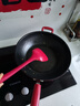特福（Tefal）炒鍋不粘鍋家用炒菜鍋少油煙鍋32cm炒鍋佳溫紅心磁爐通用炒鍋 曬單實(shí)拍圖