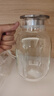 炊大皇 1.8L大容量夏日解暑冷水壺 耐熱防爆玻璃杯 水果茶壺白開水杯 曬單實(shí)拍圖