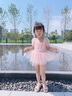 G.DUCKKIDS小黃鴨愛(ài)莎公主裙兒童游泳衣女童泳裝溫泉女寶寶沙灘夏天泳衣紗裙 粉色 90 cm 曬單實(shí)拍圖