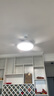 美的（Midea）風(fēng)扇燈餐廳吊扇燈led臥室52寸開葉扇全光譜五葉扇熟睡風(fēng)包安裝 曬單實拍圖