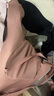 嫚熙（EMXEE）孕婦哺乳文胸內(nèi)衣喂養(yǎng)胸衣舒適上托聚攏懷孕期喂奶文胸女 月球棕 L 曬單實拍圖