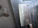 盧大錘1.2斤圓柄軸承鋼全刃斬切兩用菜刀家用商用手工鍛打刀鋒利 盧大錘切片刀 曬單實拍圖