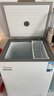 美的（Midea）天成冰柜 146升家用小型冷柜減霜80%超低溫零下-40度電子溫控速凍轉(zhuǎn)冷藏冷凍臥式冰箱BD/BC-146EMR 曬單實(shí)拍圖