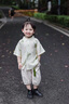 G.DUCKKIDS小黃鴨童裝男童夏裝套裝2025新款帥氣兒童衣服中國(guó)風(fēng)山水襯衫短袖 米色 80 7-11月(建議寶寶75-85cm)cm 曬單實(shí)拍圖