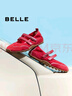 百麗（Belle）周雨彤同款酒心糖休閑鞋女25夏新商場(chǎng)款芭蕾瑪麗珍鞋D8L1DBQ5預(yù)售 烈焰紅  【周雨彤/Seeya同款】 39 (245mm) 曬單實(shí)拍圖
