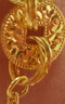 中國黃金（CHINA GOLD）五帝錢黃金手鏈女士足金碎碎冰手鏈七夕情人節(jié)禮物送女友老婆 足金碎冰五帝錢手鏈約3.7g 曬單實(shí)拍圖