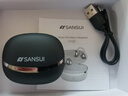 山水（SANSUI）W105【國家補貼丨科大訊飛翻譯支持】藍牙耳機骨傳導(dǎo)概念耳夾式 無線跑步運動通話降噪榜前十 黑 曬單實拍圖