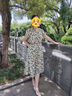 梵花秀中年媽媽夏裝洋氣連衣裙2025新款中老年女士夏季長裙雪紡碎花裙子 紅色 洋氣連衣裙 2XL 建議穿112-122斤 曬單實拍圖