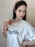 清晨的星星韓版皮質脖掛磁吸長款項鏈眼鏡夾包包吊墜配飾女輕奢小眾頸鏈飾品 紅棕-磁吸眼鏡掛鏈 曬單實拍圖