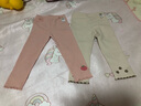 戴維貝拉（DAVE＆BELLA）兒童打底褲寶寶衣服女童休閑褲小女孩長褲幼童加絨褲子秋冬童褲 米黃色 100 cm（建議身高90-100cm） 曬單實拍圖