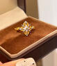 瑞諾黃金中古四葉草戒指女足金999復(fù)古鑲嵌鉆稀奇生日禮物送女友 勿拍/精美包裝定金 曬單實拍圖