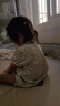 巴厘小豬女童短袖連衣裙夏季薄款小女孩公主裙兒童國風(fēng)衣服夏 綠底小鴨 90 cm 曬單實拍圖