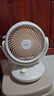 美的（Midea）【小型風扇】輕音臺式桌面空氣循環(huán)扇家用柔風電風扇宿舍辦公迷你臺扇落地扇空調伴侶 GAF18AD 曬單實拍圖