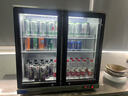 索歌吧臺冰箱商用冰柜嵌入式冰吧家用小型啤酒柜飲料酒水展示柜玻璃透明臺下臺下嵌入式移門(mén)冷藏展示柜 全鋼全銅豪華款【大雙門(mén) 拉門(mén)】 曬單實(shí)拍圖