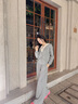 香影灰色休閑運(yùn)動(dòng)套裝女2025秋季新款蕾絲衛(wèi)衣衛(wèi)褲兩件套整套穿搭 淺灰 S 55/80A/85-95斤 曬單實(shí)拍圖