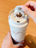 NCNE德國品質(zhì)喝中藥保溫專用杯外帶中藥杯隨身便攜保溫壺儲存分裝瓶 奶霜白[升級陶瓷內(nèi)膽] 曬單實(shí)拍圖