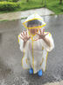 牧萌兒童雨衣男童女童防水全身雨披幼兒園小學(xué)生雨具 黃色小黃鴨 L 曬單實拍圖