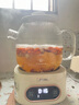 美的（Midea）全玻璃養(yǎng)生壺 辦公室燒水壺 家用多功能煮茶壺 花茶煮茶器 迷你小型電熱水壺 圍爐煮茶壺 【0膠水】YS10B101 1L 曬單實(shí)拍圖