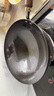 三四鋼鐵鍋章丘炒菜無(wú)涂層已開(kāi)鍋燃?xì)庠顚?zhuān)用熟鐵山東圓底鍛打30cm 37831 曬單實(shí)拍圖