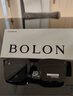 BOLON暴龍眼鏡25年新品墨鏡男王鶴棣同款太陽鏡送男女友七夕禮物BL3203 【明星同款】C10 亮黑色-偏光 曬單實拍圖