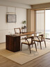 愛(ài)多唯佳宋代美學(xué)陽(yáng)臺實(shí)木茶桌南美胡桃木客廳餐桌書(shū)桌茶桌一體辦公泡茶臺 定制尺寸-聯(lián)系客服 曬單實(shí)拍圖