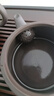 唐豐紫砂功夫茶具套裝家用客廳輕奢高檔西施茶壺茶杯蓋碗辦公泡茶整套 千川長方盤(黑)+紫韻漢瓦壺 9頭 曬單實(shí)拍圖